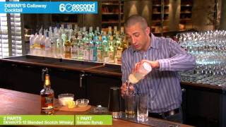 60 Second Cocktails  How to Mix a DEWARS Callaway Cocktail [upl. by Maryanne208]