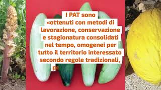 PAT PRODOTTI AGROALIMENTARI TRADIZIONALI [upl. by Bubb]