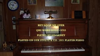 HEY LOOK ME OVER  PLAYER PIANO MUSIC [upl. by Ayoted374]