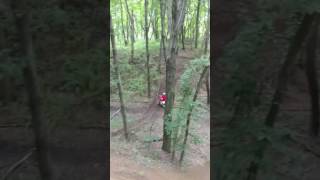 Cr250 hill climbing fail broken wrist [upl. by Ellata]