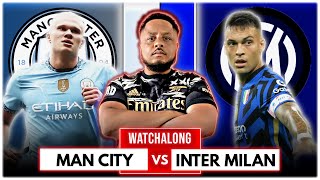 Man City 00 Inter Milan  Champions League  Watchalong W Troopz [upl. by Enelrad]