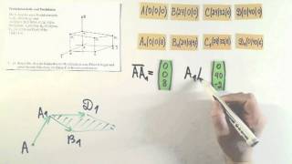Abitur NRW Grundkurs Vektorrechnung Produktionshalle Aufgabe1 Teil 1 [upl. by Odoric]