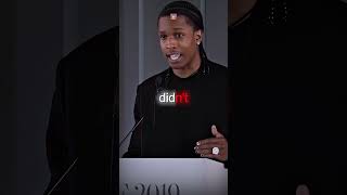 Asap Rocky SPEECH To Tyler The Creator 🥶 [upl. by Bodkin]