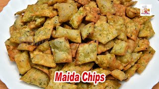 Easy Diwali Snacks Recipe  Maida Biscuit  Maida Chips Mint Flavor  Food Vlog maidabiscuit [upl. by Anrahs]