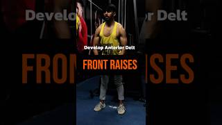 Front raises 🥵🔥✅ fitnesstips bodybuilding workouttips fitness gym contentcreator [upl. by Alford]