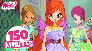 Winx Club  150 MIN  Full Episodes  Party Princess Magic 💖👑 [upl. by Ozne]