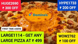 Dominos Cheese Volcano Pizza 🍕 Dominos Coupon Code Today 🧀 Dominos Pizza Offer [upl. by Iaka]