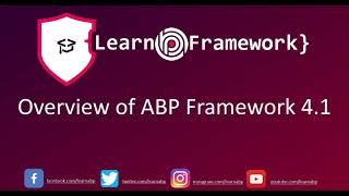 Overview of ABP Framework 4 1  Part 1  Module Entity Extensions [upl. by Nylirem]