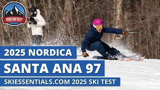 2025 Nordica Santa Ana 97  SkiEssentialscom Ski Test Review [upl. by Arlena]