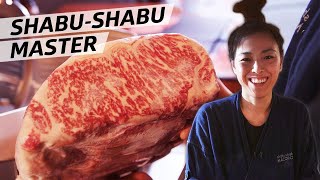 Chef Mako Okano Serves the Worlds Only ShabuShabu Omakase — Omakase [upl. by Ysirhc]