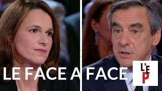 Faceàface François Fillon  Aurélie Filippetti  LEmission politique le 23 mars 2017 France 2 [upl. by Seif]