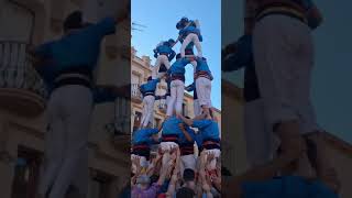 7de6a dels Castellers del Foix a Molins [upl. by Mareah815]