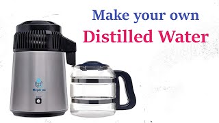 Make Distilled Water at Home [upl. by Aennaej1]