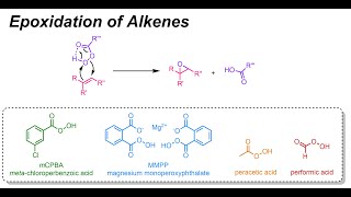 Epoxidation of Alkenes  DMDO mCPBA amp NaOCl IOC 26 [upl. by Nesiaj]