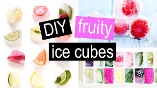 DIY fruit ice cubes [upl. by Nodarb]