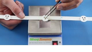 How to Replace Single LEDs for an LED TV  ShopJimmy LED Strip Rework Station Tutorial [upl. by Tatiana717]