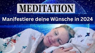 Meditation ✨ Hypnose ✨ Affirmationen  Das GEHEIMNIS um Wünsche im Schlaf zu manifestieren in 2024 [upl. by Jaban271]