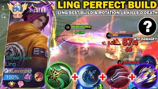 GLOBAL LING BEST BUILD amp ROTATION 2024  TUTORIAL HOW TO GET WINSTREAK USING LING IN 2024  MLBB [upl. by Bart]