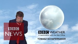 BBC News weatherman loses it live onair but somehow makes it through  BBC News [upl. by Yaron]