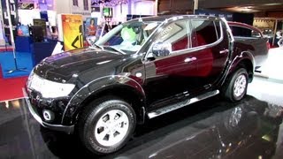 2012 Mitsubishi L200  Exterior and Interior Wakaround  2012 Paris Auto Show [upl. by Orelie]