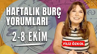 FİLİZ ÖZKOL İLE HAFTALIK BURÇ YORUMLARI  28 EKİM [upl. by Ahsan]