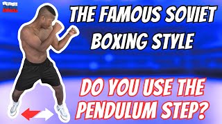 The Russian Boxing Style Breakdown  The Pendelum Step [upl. by Aizirk]