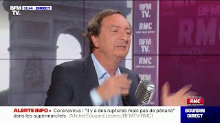 Coronavirus quotIl ny a pas de pénurie On a de la bouffe en France jusquà létéquot [upl. by Htebilil743]