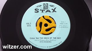 SITTIN ON THE DOCK OF THE BAY  OTIS REDDING 1968 on original STAX Canada 45 rpm [upl. by Henrietta]