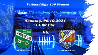 Verbandsliga Frauen KV Mutterstadt  1 SKC Monsheim [upl. by Nilpik26]