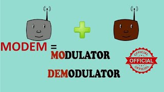 Modem  What is a modem  How Does Modem work  modulation  modulator  what is modem [upl. by Osana157]