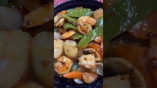 Chinese Shrimp amp Scallops with Garlic Sauce [upl. by Akisej361]