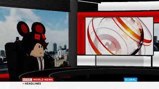 BBC World News  Global  In Roblox  No Intro [upl. by Ymeon]