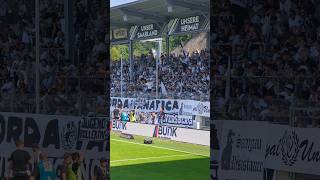 Fans SV Elversberg gegen Darmstadt elversberg fans sve 2bundesliga 2liga shorts [upl. by Gerrald]