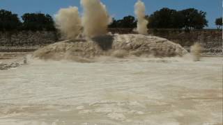 Limestone Quarry Blasting [upl. by Aikemet]