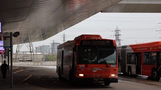 Retake Miway Route 109 Meadowvale Express on 2010 Orion VII EPA10 HEV 1035 [upl. by Ahsya]