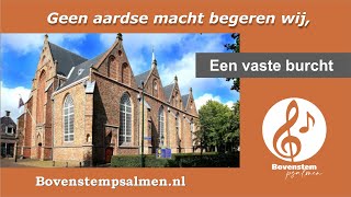 Een Vaste Burcht is onze God vers 1 en 2 samenzang met bovenstem  Orgel André Nieuwkoop [upl. by Yziar]