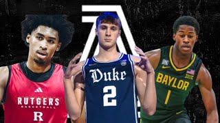 Reacting To the Athletics NEW 2025 NBA Mock Draft [upl. by Anavlys852]