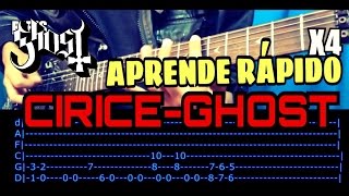 Como Tocar Cirice de Ghost tutorial Rápido En Guitarra [upl. by Annawyt]