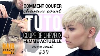 Tuto coiffure Coupe de cheveux tendance HAIR France TV [upl. by Ferd]