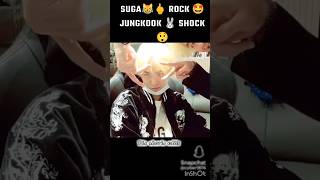 Suga rock 🔥jungkook shocked😱😅bts love taekook yoonmin v [upl. by Becker]