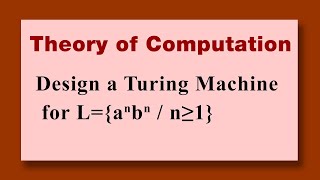 Lanbnn greater 1 Design a turing machine Theory of Computation [upl. by Holly]