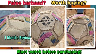 Nivia Rabona Pro  3 Month Using Review  Is it worth buying [upl. by Olshausen848]