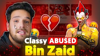 Classy FF ABUSED Bin Zaid  ⚠️🤬 binzaidfreefire classyfreefire [upl. by Adrell]