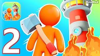 Fire Ranger  Gameplay Walkthrough Part 2 Stickman Camp Manager amp Fire Ranger  iOS Android [upl. by Marcela595]