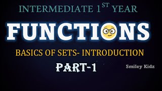 Functions Introduction to Functions  Inter 1st year Maths 1A  Intermediate Maths  IIT JEE MATH [upl. by Dehsar213]