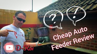 Cheap Pond Auto Feeder Honest Review [upl. by Aihpledalihp]