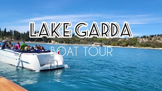 5 min Sirmione  Lake Garda Boat Tour Garda Tours and Scaligero Castle [upl. by Meirrak]