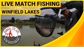 LIVE MATCH FISHING  WINFIELD LAKES  NOSH amp THE OLD BOYS [upl. by Ettellocin]