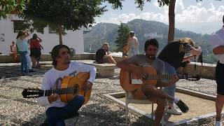 Flamenco de Gitanos Españoles Albaicín Granada [upl. by Nae]