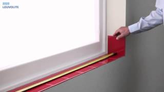 How to Measure amp Fit Pleated Blinds  Inside The Recess  by Louvolite [upl. by Eillam]